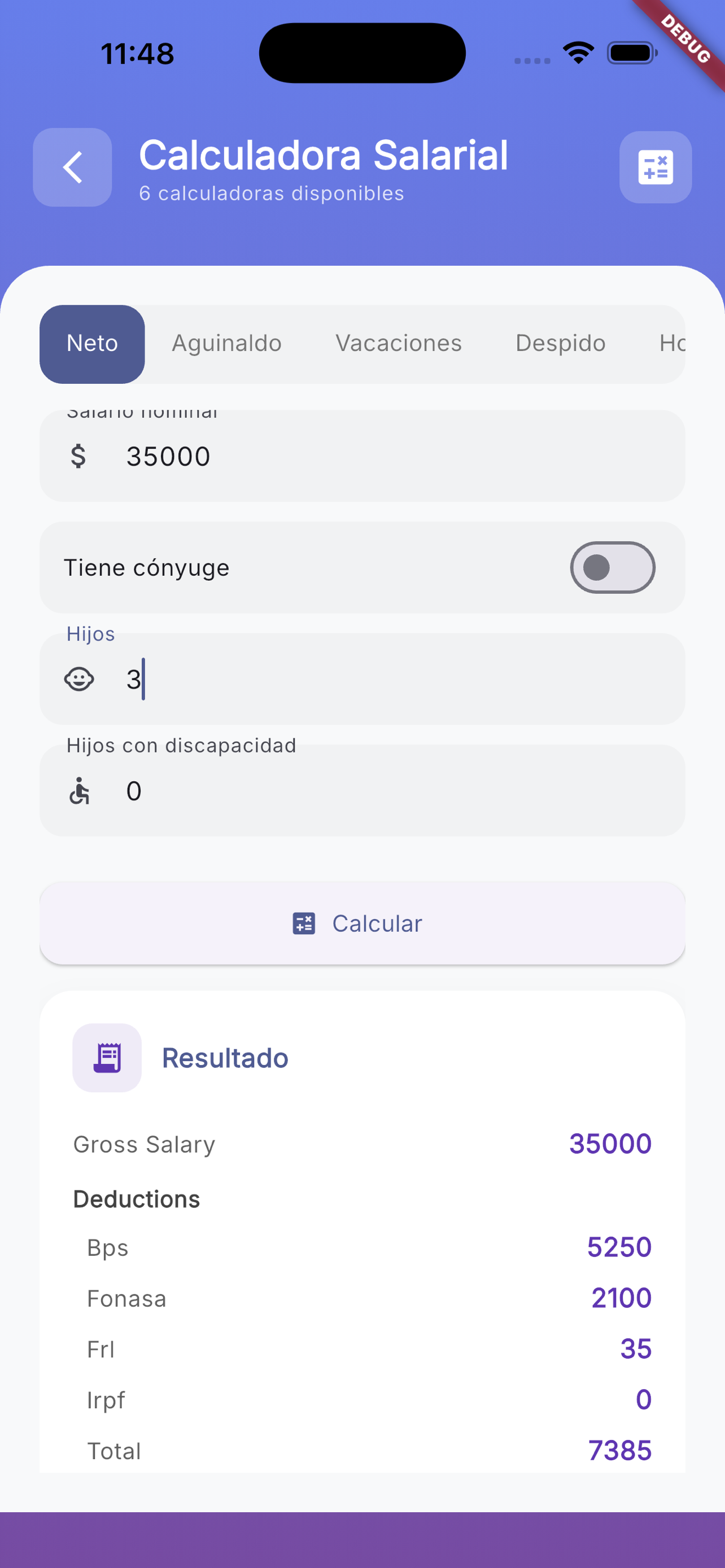 Calculadora Salarial